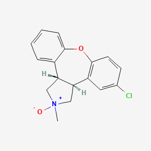 molecular formula C17H16ClNO2 B3321626 Asenapine N-Oxide CAS No. 1367373-77-0