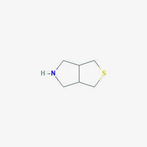 molecular formula C6H11NS B3321661 Hexahydro-1H-thieno[3,4-C]pyrrole CAS No. 1367960-59-5