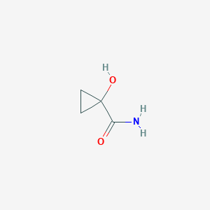 molecular formula C4H7NO2 B3321728 1-Hydroxycyclopropane-1-carboxamide CAS No. 137682-88-3