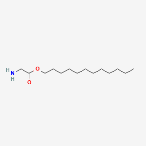 molecular formula C14H29NO2 B3321770 Dodecyl glycinate CAS No. 13827-65-1