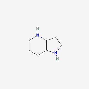 molecular formula C7H14N2 B3321877 Octahydro-1H-pyrrolo[3,2-B]pyridine CAS No. 1393546-65-0
