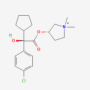 molecular formula C19H27ClNO3+ B3321980 UNII-L0XW1R6D3S CAS No. 1404617-94-2