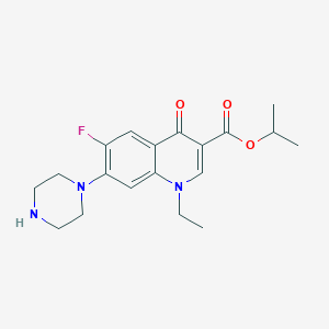 molecular formula C19H24FN3O3 B3322086 Norfloxacin Isopropyl Ester CAS No. 1415841-37-0