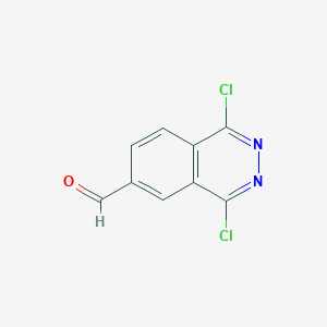 molecular formula C9H4Cl2N2O B3322093 1,4-Dichlorophthalazine-6-carbaldehyde CAS No. 1416713-31-9