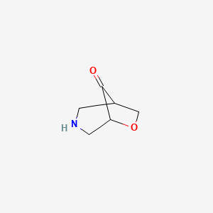 (1R,5R)-6-Oxa-3-azabicyclo[3.2.1]octan-8-one