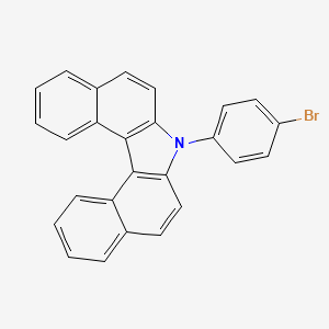 molecular formula C26H16BrN B3322133 7-(4-Bromophenyl)-7H-dibenzo[c,g]carbazole CAS No. 1419864-64-4
