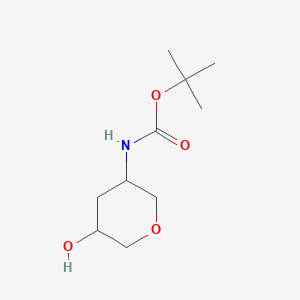 tert-Butyl (5-hydroxytetrahydro-2H-pyran-3-yl)carbamate