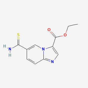Ethyl 6-carbamothioylimidazo[1,2-a]pyridine-3-carboxylate