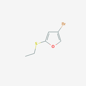 4-Bromo-2-(ethylsulfanyl)furan