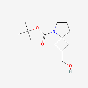 molecular formula C13H23NO3 B3322274 tert-Butyl 2-(hydroxymethyl)-5-azaspiro[3.4]octane-5-carboxylate CAS No. 1434141-76-0