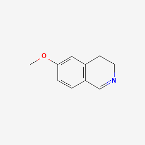 molecular formula C10H11NO B3322341 6-Methoxy-3,4-dihydroisoquinoline CAS No. 14446-29-8