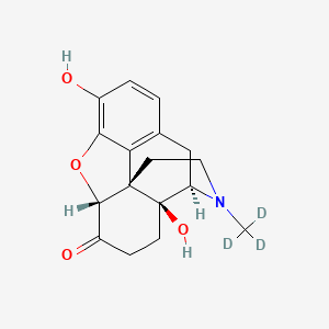molecular formula C17H19NO4 B3322412 Oxymorphone-d3 CAS No. 145225-03-2