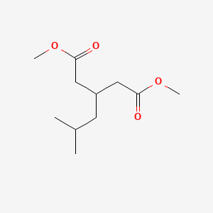 molecular formula C11H20O4 B3322415 1,5-Dimethyl 3-(2-methylpropyl)pentanedioate CAS No. 145328-03-6