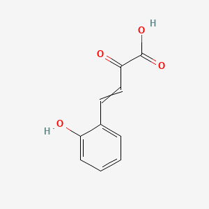 molecular formula C10H8O4 B3322451 4-(2-Hydroxyphenyl)-2-oxobut-3-enoic acid CAS No. 145761-42-8