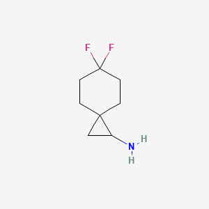 6,6-Difluorospiro[2.5]octan-1-amine