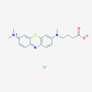 3-((3-Carboxypropyl)(methyl)amino)-7-(dimethylamino)phenothiazin-5-ium chloride