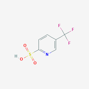 molecular formula C6H4F3NO3S B3322542 5-(trifluoromethyl)pyridine-2-sulfonic Acid CAS No. 147541-04-6