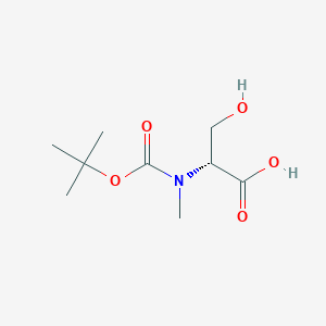 (R)-2-((tert-Butoxycarbonyl)(methyl)amino)-3-hydroxypropanoic acid