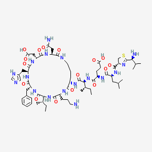 molecular formula C65H101N17O16S B3322601 Bacitracin B1B CAS No. 149146-32-7