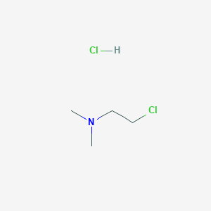 molecular formula C4H11Cl2N B033227 2-Chloro-N,N-dimethylethanamine hydrochloride CAS No. 4584-46-7