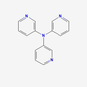 molecular formula C15H12N4 B3322786 Tri(pyridin-3-yl)amine CAS No. 153467-49-3