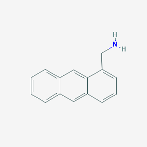 molecular formula C15H13N B3322833 Anthracen-1-ylmethanamine CAS No. 15398-89-7