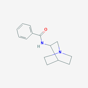 molecular formula C14H18N2O B3322896 N-(Quinuclidin-3-yl)benzamide CAS No. 155778-25-9