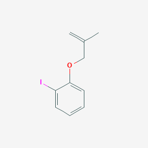 molecular formula C10H11IO B3322954 1-Iodo-2-((2-methylallyl)oxy)benzene CAS No. 156642-47-6