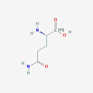 molecular formula C5H10N2O3 B3323097 L-Glutamine-1-13C CAS No. 159663-16-8