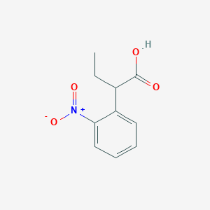 molecular formula C10H11NO4 B3323133 2-(2-Nitrophenyl)butanoic acid CAS No. 160723-33-1