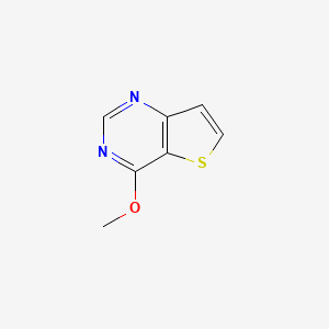 molecular formula C7H6N2OS B3323227 4-Methoxythieno[3,2-d]pyrimidine 