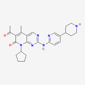 molecular formula C25H30N6O2 B3323353 Dalpiciclib CAS No. 1637781-04-4