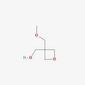 molecular formula C6H12O3 B3323565 [3-(Methoxymethyl)oxetan-3-yl]methanol CAS No. 1639113-91-9