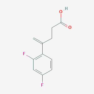 B3323595 4-(2,4-difluorophenyl)pent-4-enoic Acid CAS No. 165115-70-8