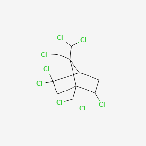 molecular formula C10H10Cl8 B3323615 2,5,5,8,8,9,10,10-Octachlorobornane CAS No. 165820-17-7