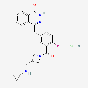molecular formula C23H24ClFN4O2 B3323697 Venadaparib hydrochloride CAS No. 1681020-60-9