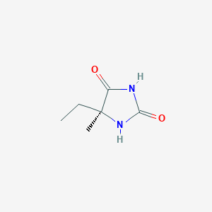 molecular formula C6H10N2O2 B3323701 (5s)-5-Ethyl-5-methylimidazolidine-2,4-dione CAS No. 16820-13-6