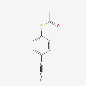 molecular formula C10H8OS B3323765 S-(4-ethynylphenyl) ethanethioate CAS No. 170159-24-7