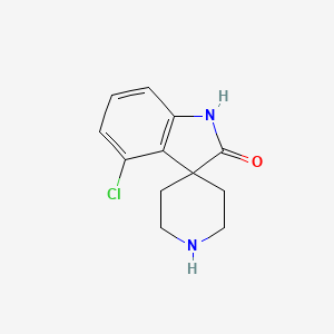 B3323831 4-Chlorospiro[indoline-3,4'-piperidin]-2-one CAS No. 1713316-46-1
