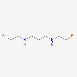 molecular formula C7H16Br2N2 B3323878 N,N'-bis(2-bromoethyl)-1,3-propanediamine CAS No. 174397-83-2