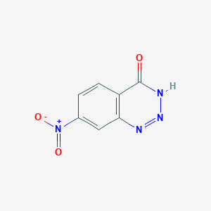 molecular formula C7H4N4O3 B3323920 7-Nitrobenzo[d][1,2,3]triazin-4(3H)-one CAS No. 176260-31-4