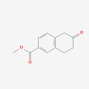 molecular formula C12H12O3 B3324005 Methyl 6-oxo-5,6,7,8-tetrahydronaphthalene-2-carboxylate CAS No. 178100-87-3