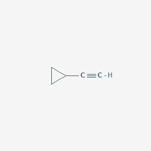molecular formula C5H6 B033242 Cyclopropylacetylene CAS No. 6746-94-7