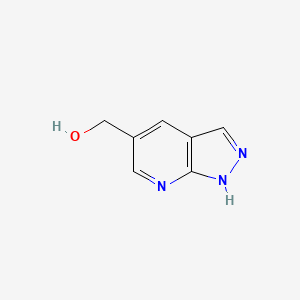 molecular formula C7H7N3O B3324317 (1H-Pyrazolo[3,4-b]pyridin-5-yl)methanol CAS No. 1824400-75-0