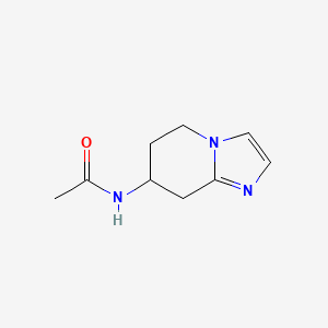 molecular formula C9H13N3O B3324456 N-(5,6,7,8-Tetrahydroimidazo[1,2-a]pyridin-7-yl)acetamide CAS No. 1862591-41-0