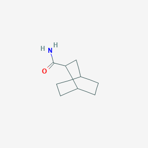 molecular formula C9H15NO B3324497 Bicyclo[2.2.2]octane-2-carboxamide CAS No. 18784-45-7