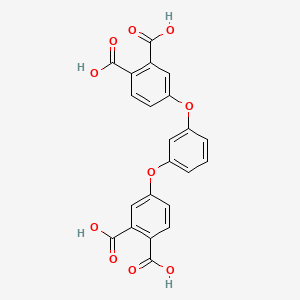 molecular formula C22H14O10 B3324563 4,4'-(1,3-Phenylenebis(oxy))diphthalic acid CAS No. 18959-91-6