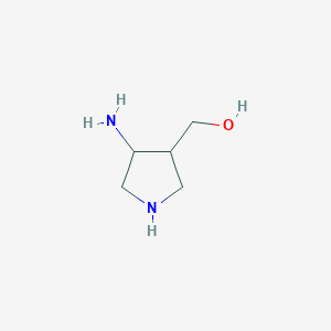 rel-((3R,4S)-4-Aminopyrrolidin-3-yl)methanol