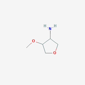molecular formula C5H11NO2 B3324589 4-Methoxyoxolan-3-amine CAS No. 1909294-55-8