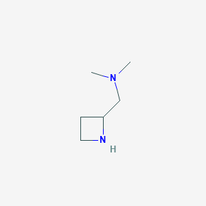 molecular formula C6H14N2 B3324630 1-(azetidin-2-yl)-N,N-dimethylmethanamine CAS No. 1931944-95-4